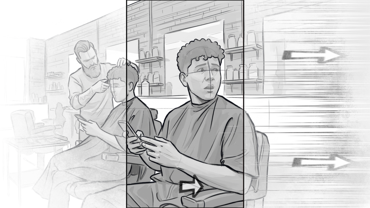 Social - Dual Aspect Ratio - storyboard frame 4 by Dakota Warren